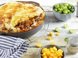 Lasagnes à la Bolognaise et Légumes de Saison Rôtis