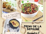 Menu de la Semaine du 08/11/2021