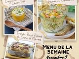 Menu de la Semaine du 29/11/2021