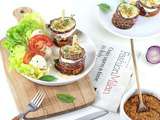 Mini Burgers d'Aubergines aux Saveurs Italiennes