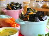 Moules à l'Indienne et Frites de Patate Douce