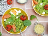 Orzotto Vert au Pesto d'Epinards