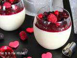 Panna Cotta Vanille & son Coulis de Fruits Rouges