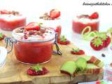 Parfait Fraise Rhubarbe