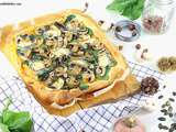 Pizza d'Automne {Butternut, Epinards, Champignons et Chèvre Cendré}