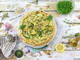 Pizza Verde aux Saveurs Printanières