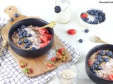 Porridge Son d'Avoine, Fraises and Co {CoriCo}