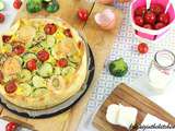 Quiche Courgette, Tomate & Fromage de Chèvre