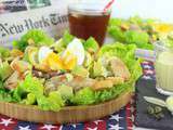 Salade Caesar {Sauce Caesar Maison}