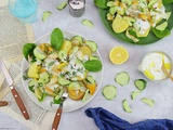 Salade de Pommes de Terre, Haddock et Crème Citron / Aneth