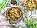 Tajine de Confit de Canard et Légumes Anciens