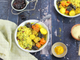 Tajine de Poulet aux Légumes et Pruneaux