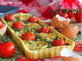 Tarte Epinards, Tomates et Chèvre