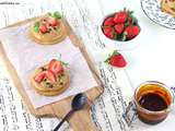 Tartelettes Sablées Fraises / Caramel au Beurré Salé ou Fraises / Thé Matcha {Recette Anti Gaspi}