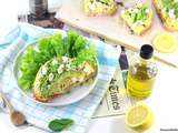 Tartines Son d'Avoine, Avocat, Feta et Menthe