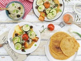 Tortillas aux Lentilles Corail {Recette Express avec Peu d'Ingrédients}