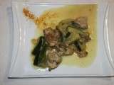 Filets de poulet aux courgettes