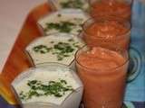 Gaspacho de tomates ou soupe froide de tomate