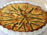 Quiche aux asperges et chorizo