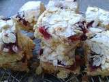 Blondies framboises~amandes