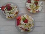 Coupes de brousse aux fraises