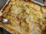 Gratin aux deux saumons