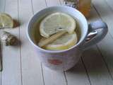 Infusion de gingembre, citron et citronnelle