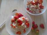 Risotto aux fraises