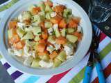 Salade de melon, concombre et mozzarella