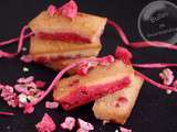 Financiers aux pralines roses… Douceur en habit rose pour Octobre rose