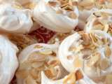 Meringues aux amandes… Passez du croquant au fondant