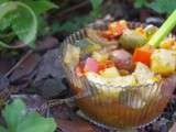 Ratatouille aux olives et tomates séchées confites… le plein de soleil à table