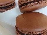 Choco-espresso macarons - Macarons choco-café