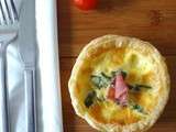 Cured ham quiche - Quiche au jambon cru