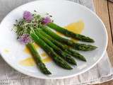 Asperges et vinaigre à la pulpe de mangue