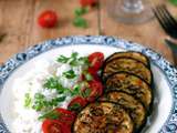 Aubergines au cumin rôties au four