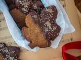 Biscuits de Noël au sarrasin et chocolat