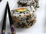 California rolls saumon et avocat