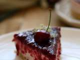 Cheesecake coco citron aux cerises sans cuisson