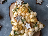 Christmas tree cake, thé matcha et citron vert