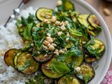 Courgettes sautées au curry