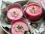 Crème de betterave à la grecque façon gaspacho
