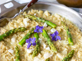 Crozets au chèvre et asperges