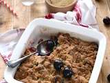 Crumble aux cerises