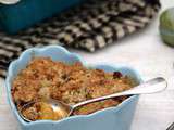 Crumble de noisette aux reines-claudes