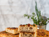 Focaccia au levain et origan