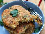 Galettes de carottes au levain