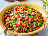 Salade israélienne fraiche et gourmande