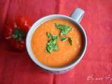 Velouté de tomates au gingembre