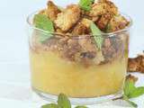 Crumble aux pommes de Cyril Lignac